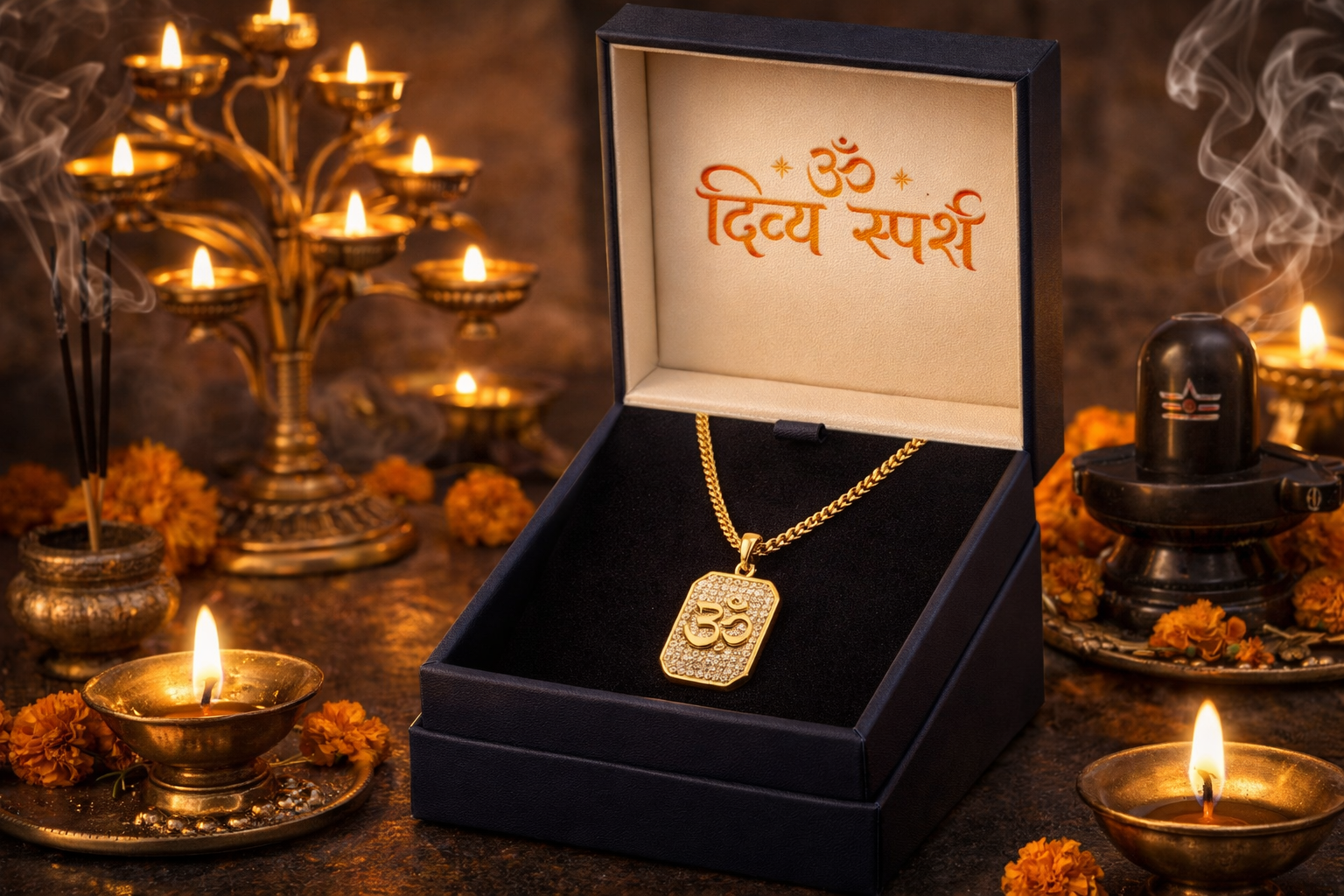 OM DIVINE PENDANT NECKLACE  🕉️