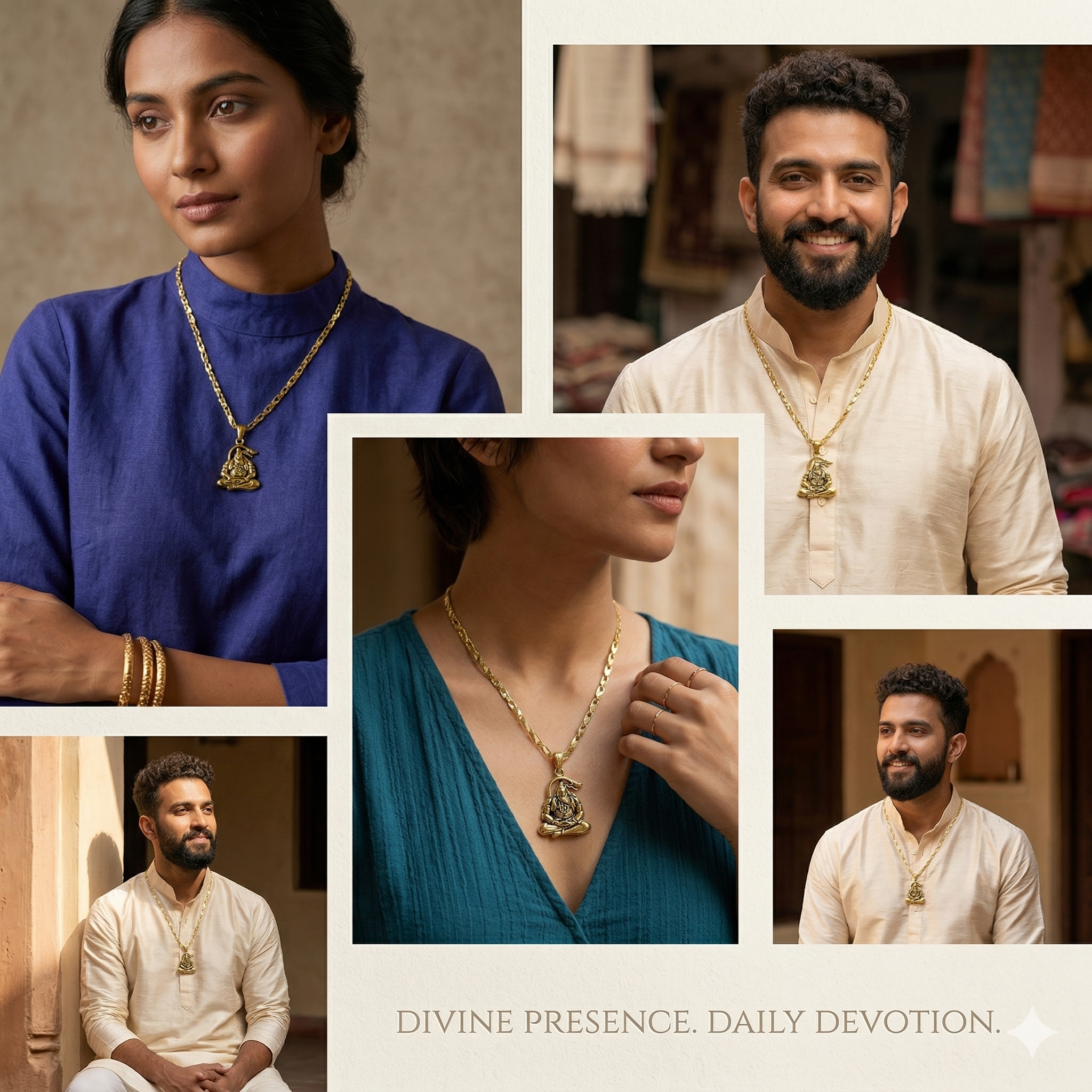 Hanumanji Pendant with Chain – Divine Blessings Necklace