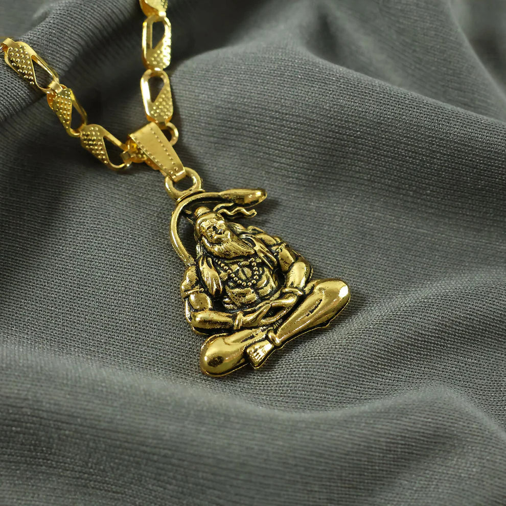 Hanumanji Pendant with Chain – Divine Blessings Necklace